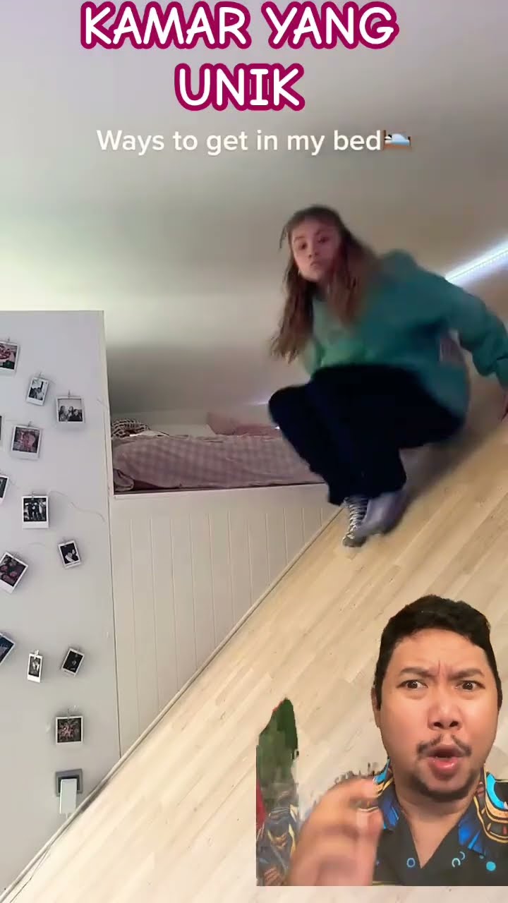 KAMAR UNIK SUSAH NAIKNYA!!? #shortsfeed #shorts #funny #satisfying