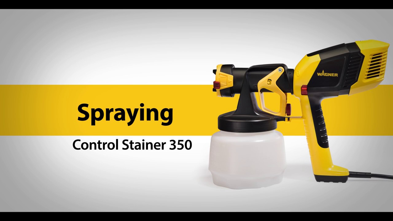 Wagner Control Stainer 350 Handheld HVLP Stain Sprayer 0529041