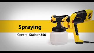 Wagner Control Stainer 350 Spraying