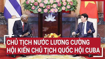 Chủ tịch nước Lương Cường hội kiến Chủ tịch Quốc hội Cuba