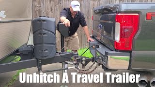 Unhitch A Travel Trailer