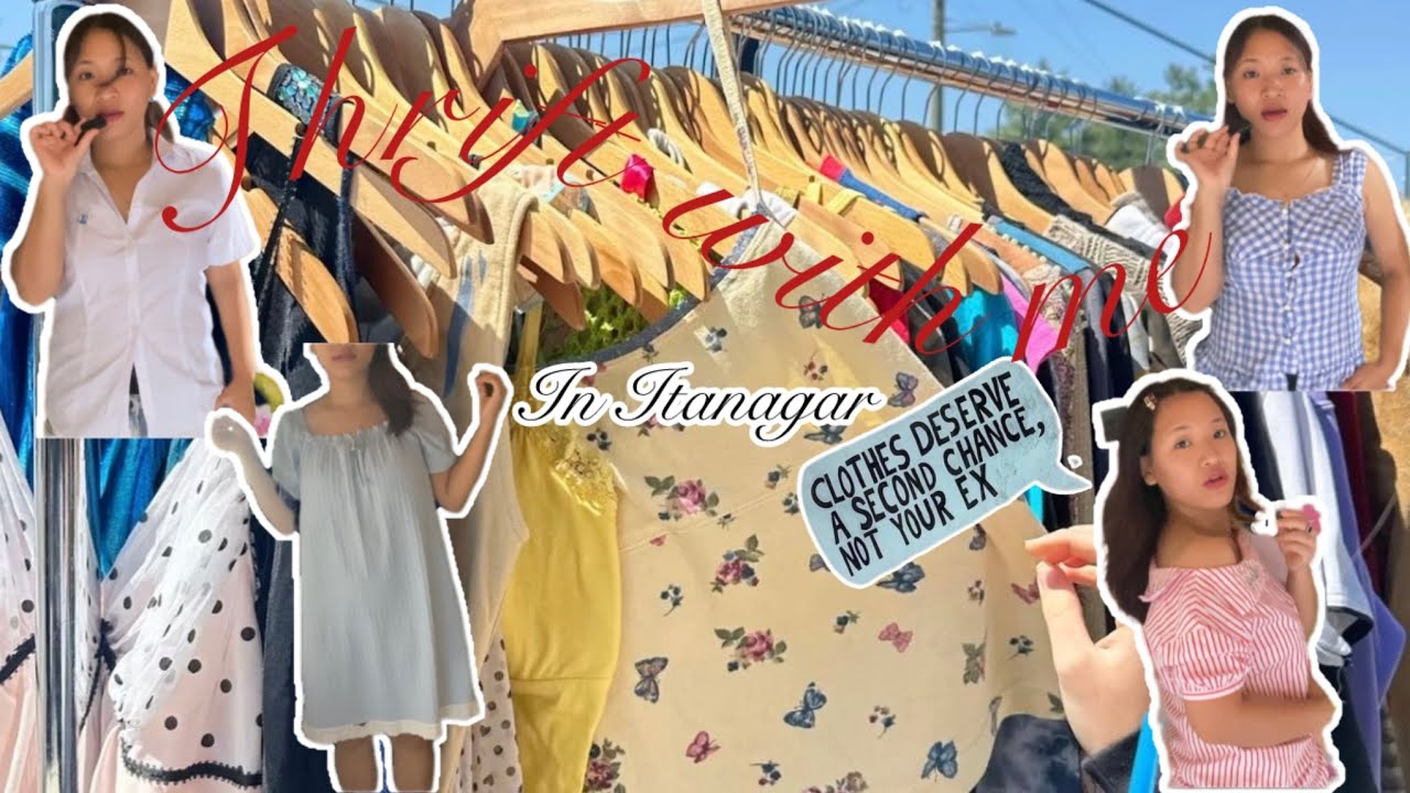 Come thrifting with me in Itanagar || thrift haul starting from just ₹300|| part 1 ￼