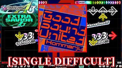 【DDR A3】 Good Sound United / Hommarju [SINGLE DIFFICULT] 譜面確認+Clap