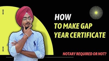 Gap Year Certificate Procedure| Notary Required? #nit #iitjee #josaa #jee #gap #certificate