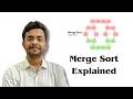 Merge Sort Algorithm Explained | Complete Dry Run + Easy Explanation | Divide and Conquer | DAA 33