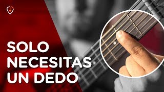 7 Canciones FÁCILES en GUITARRA que puedes ¡TOCAR CON UN DEDO! | Ideal para  principiantes - YouTube