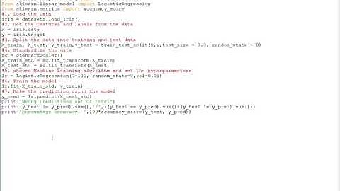 Building Logistic Regression  model using Scikit-learn for Iris dataset