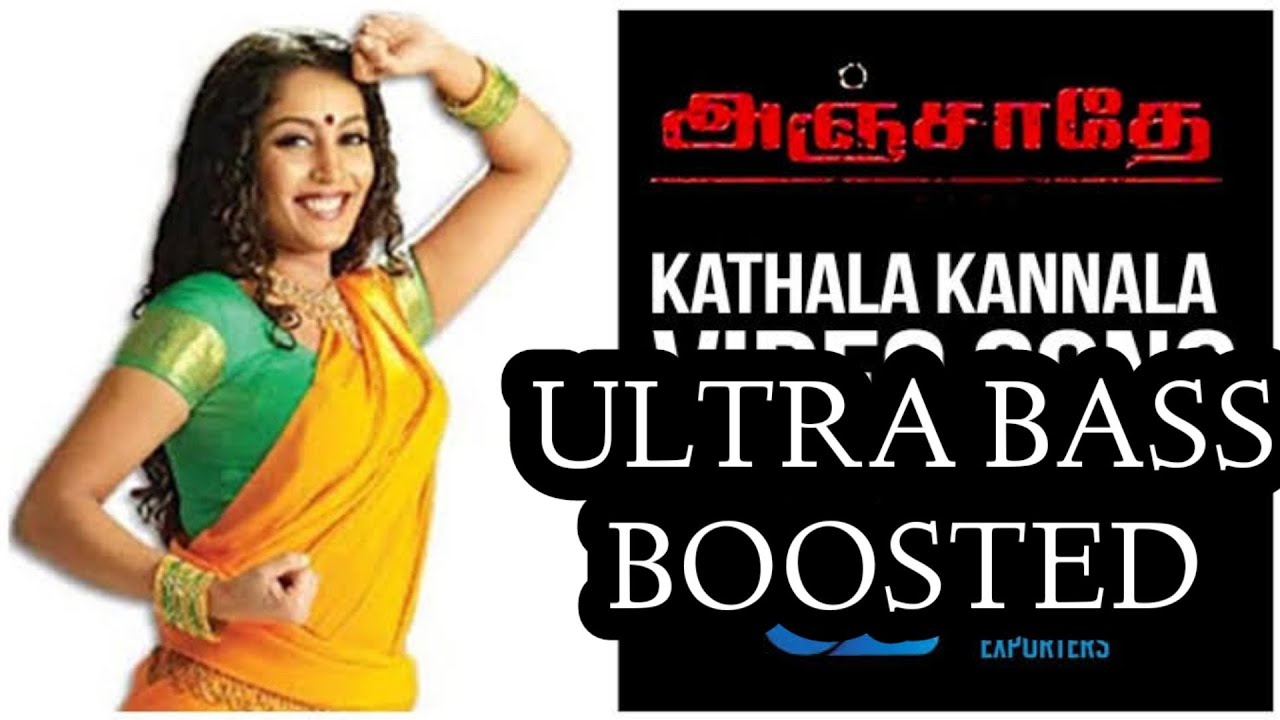 Kathala Kannala   Tamil item song ultra bass boosted Anjathe movieUse home theater 