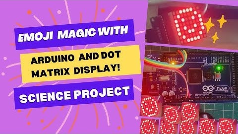 how to make funny Emoji used Arduino |Arduino project,science project#diy #emoji #science #viral #yt