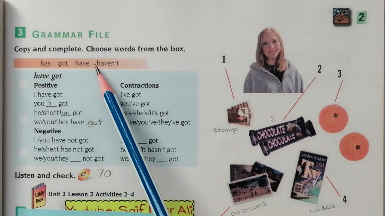 Sunrise 7 Unit 2 Lesson 2  ئینگلیزی پۆلی حەوت لێسن دوو یونت دوو