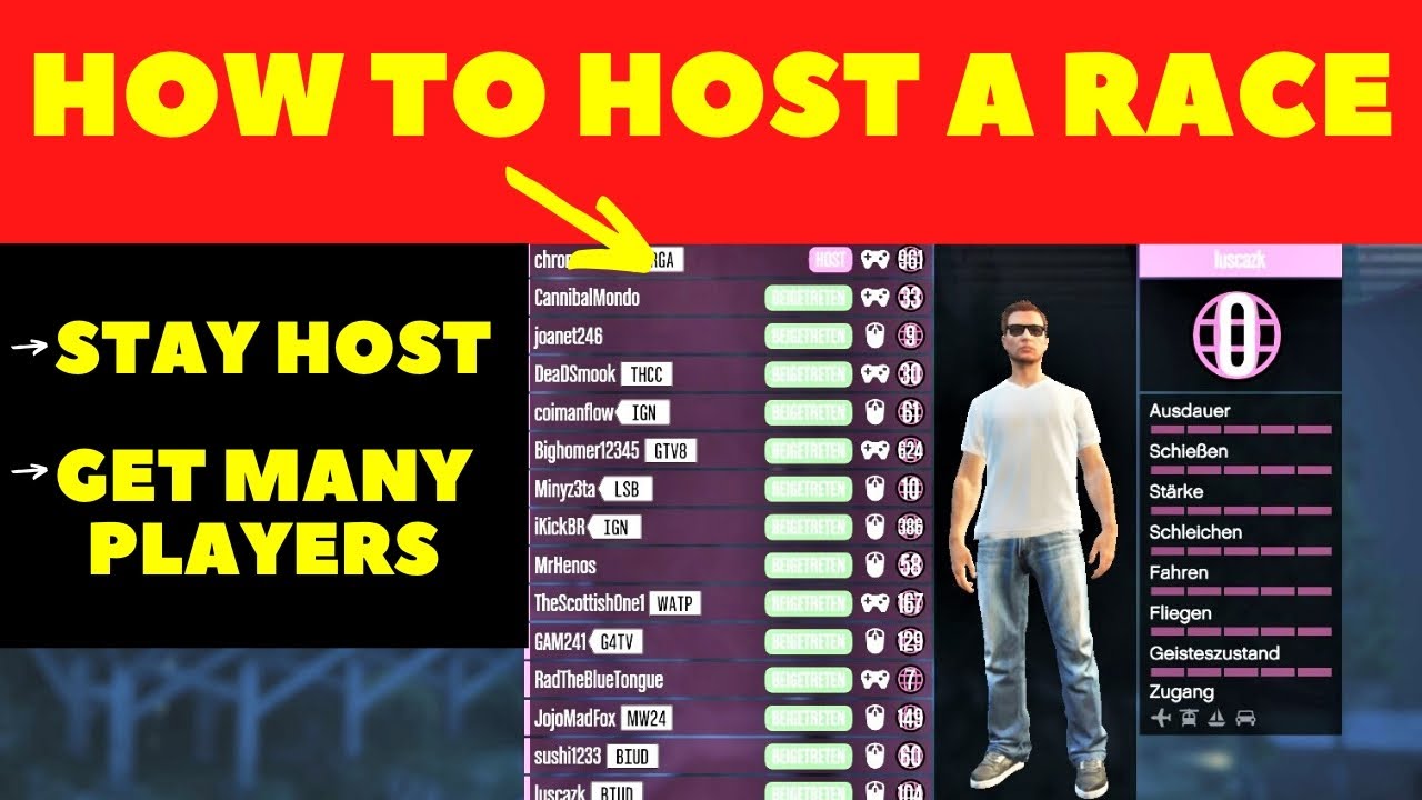 Gta V How To Host A Race