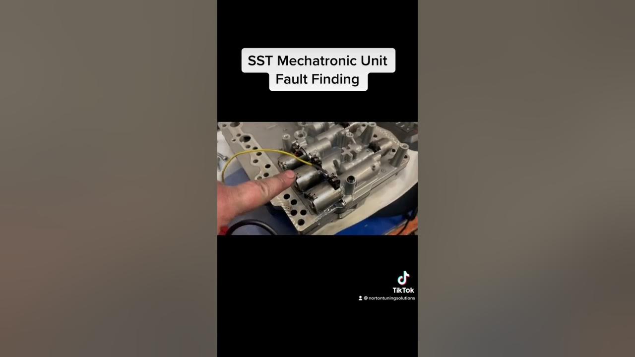 Evo X sst mechatronic fault finding p2727 pressure solenoid 2 part 1