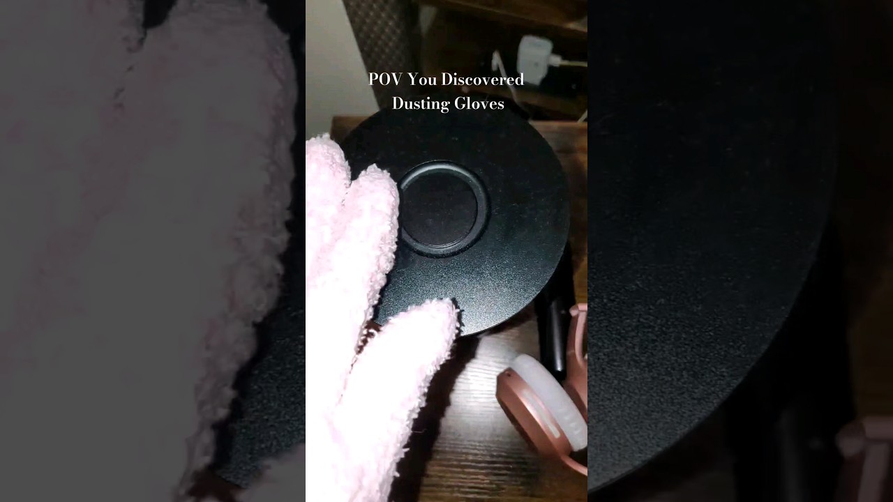 Trying Out The Viral Dusting Gloves For Cleaning 
