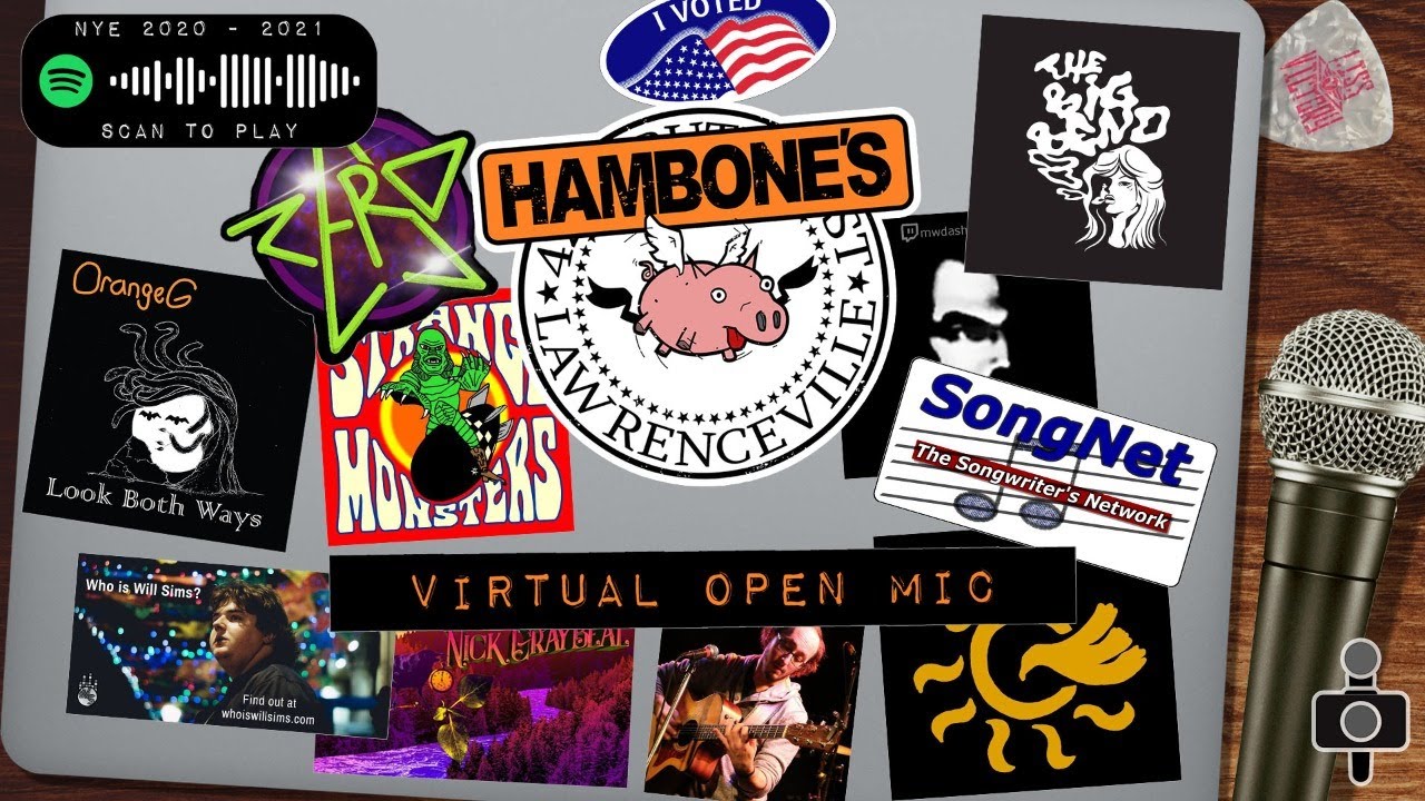 Jimi Yamagishi hosts Hambone's Open Mic on Zoom 1-5-2021