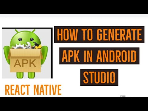 to make react native || How to generate APK in react native | APK in react native - YouTube