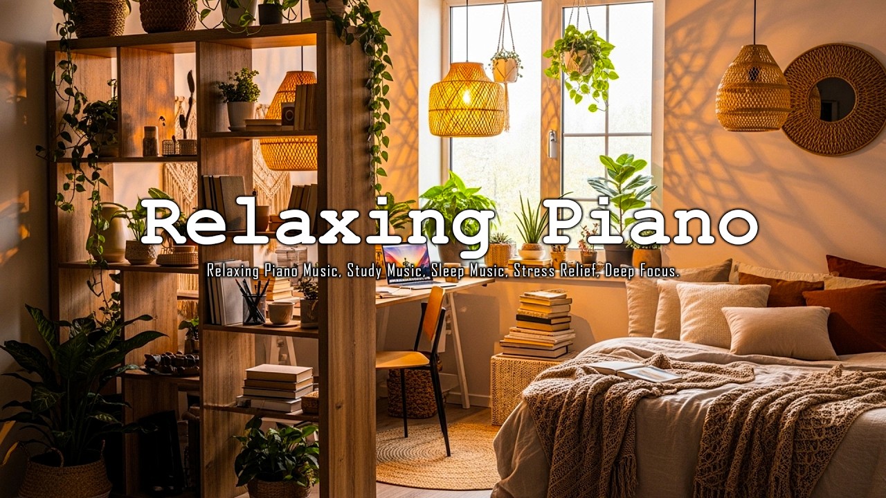 Gentle Piano for Concentration & Relaxation 🌿 | Cozy Bedroom Vibes 2026