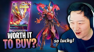 Wahhh It was a cheap skin!? I finally bought Moskov skin Infernal Wyrmlord  | Mobile Legends｜Gosu General TV