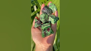 Raw Rough Star Ruby In Zoisite Stones
