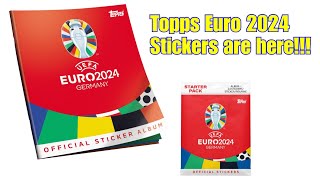 Topps Euro 2024 Sticker Album | Unboxing & Review