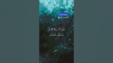 سورة الرحمن الآية 19-28