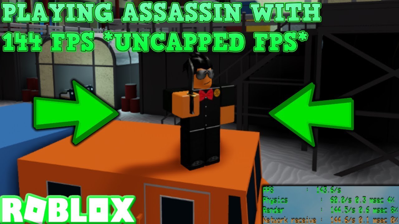 Roblox Assassin With Uncapped Fps Roblox Assassin Pro Gameplay 144 Fps On Roblox Youtube - assassin game cinematic roblox