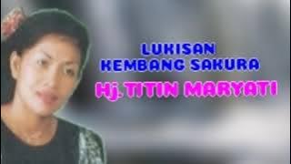 LUKISAN KEMBANG SAKURA Hj.TITIN MARYATI