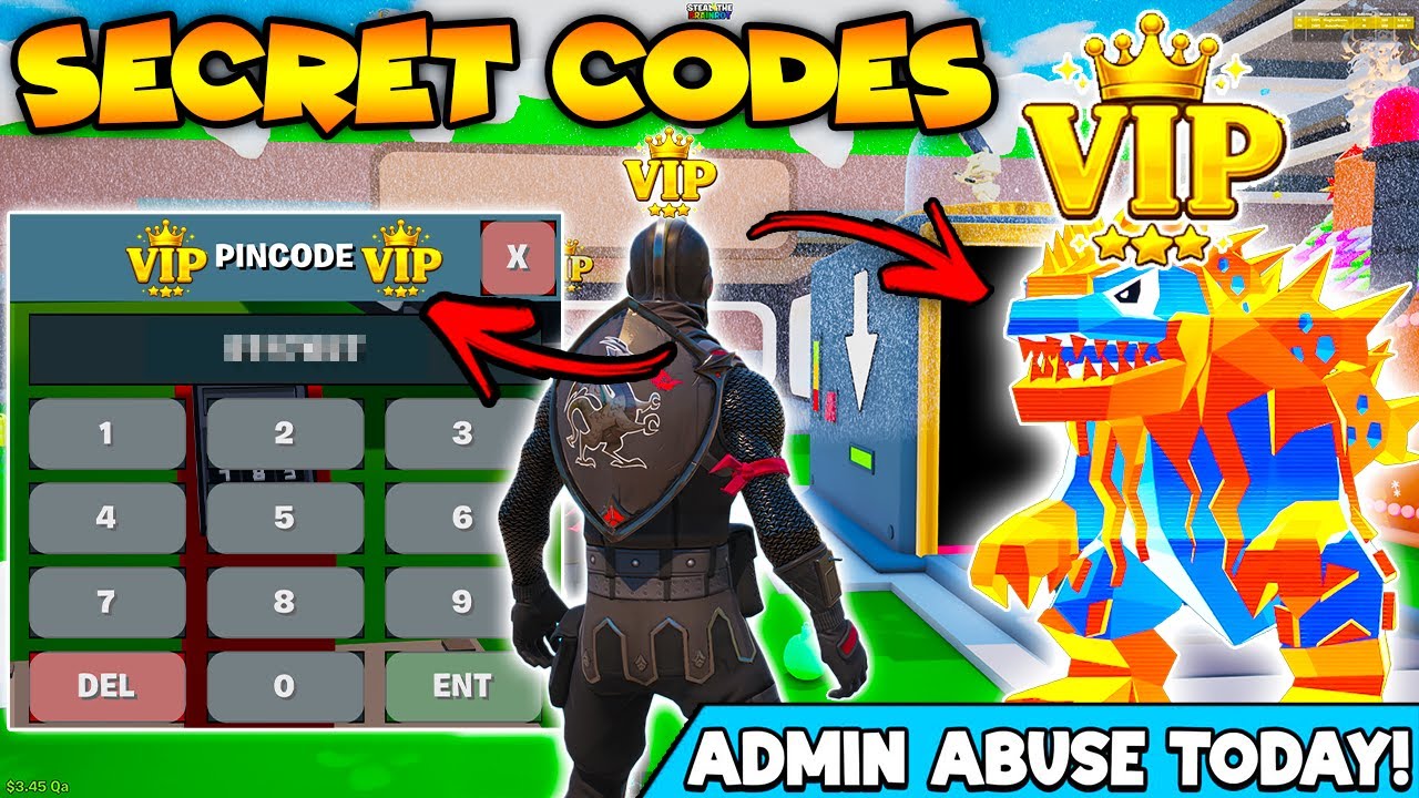 VIP Brainrot Secret Codes Fortnite Steal The Brainrot VIP FUSE CODES! (New Secret Codes)