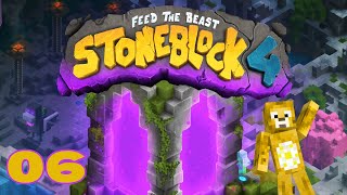 Stoneblock 4 - EP 06 - Maze Vault and Oritech