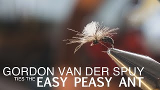 Stepbystep fly tying: Easy Peasy Ant by Gordon van der Spuy