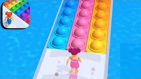 Pop It Run 🌈👸🌈 All Levels Gameplay Android,ios #2