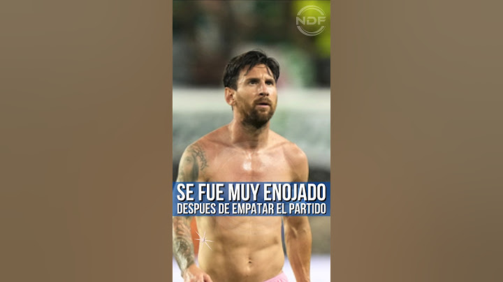 Leo Messi se fue muy enojado tras el empate con Palmeiras 😱