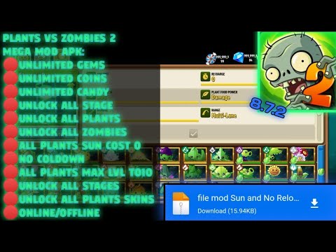 PLANTS VS ZOMBIES 100% MOD PLANTS VS ZOMBIES 2 