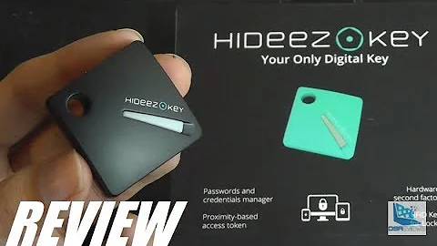 REVIEW: Hideez Key - Smart Computer Password Lock, Tracker