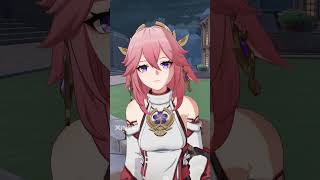 Yae Already Knew 💀 #genshinimpact #animation