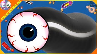 🔴WORMSZONE.IO___GIANT_SLITHER_SNAKE_TOP_01___Epic_Worms_Zone_Best_Gameplay ompal@ompalfreefiremax screenshot 3