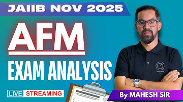 JAIIB AFM Exam Analysis 9th Nov 2025 | Full Paper Discussion & Memory-Based Questions