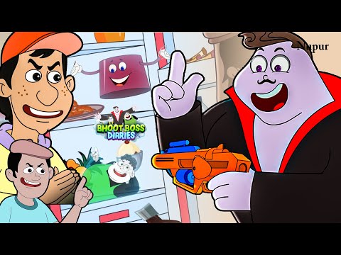 Bhoot Boss ने करदी 🤣 Nattu और Nikhattu 🤣 की छुट्टी I Moral Stories For Kids I Bhoot Boss Diaries