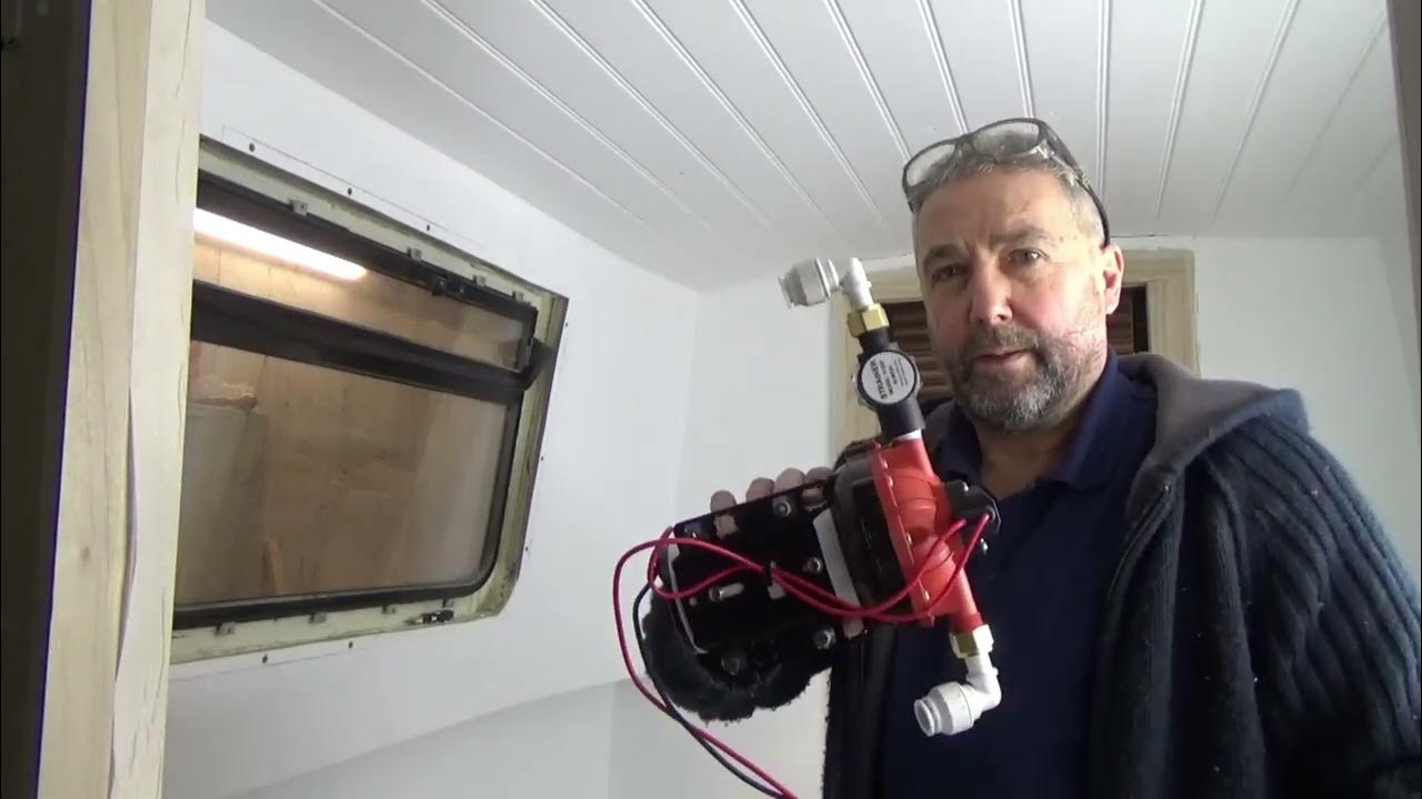 Narrowboat Water Pump & Plumbing Install YouTube