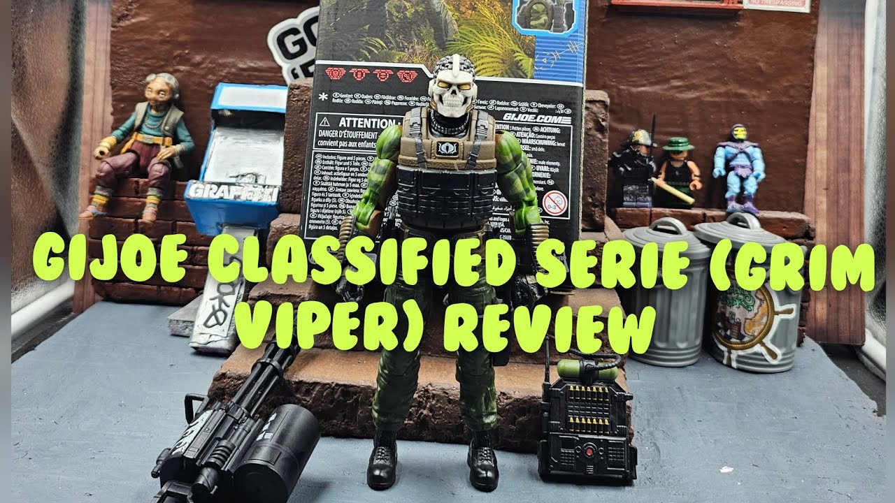 Обзор игрушки GIJOE CLASSIFIED SERIES COBRA (GRIM VIPER) 