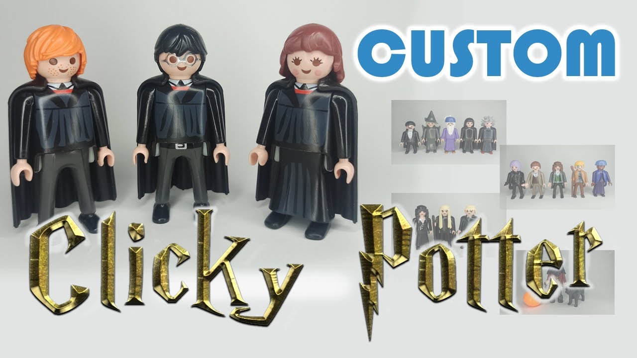 CLICKY POTTER - Mis customs de PLAYMOBIL de HARRY POTTER / My PLAYMOBIL  customs of HARRY POTTER 