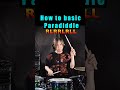 How to basic Paradiddle Rudiments ルーディメント パラディドルの叩き方 #drums #rudiments #drumlessons