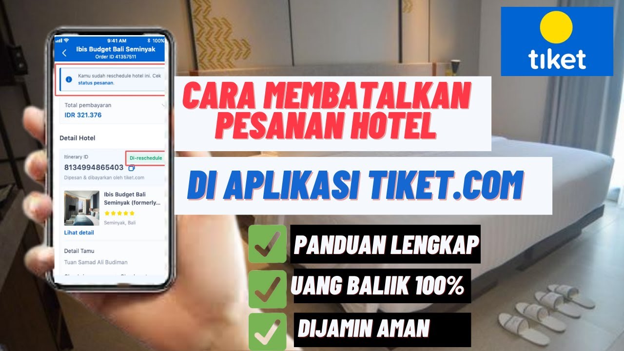 Tutorial Cara Membatalkan Booking Hotel di Tiket.com Gampang Banget