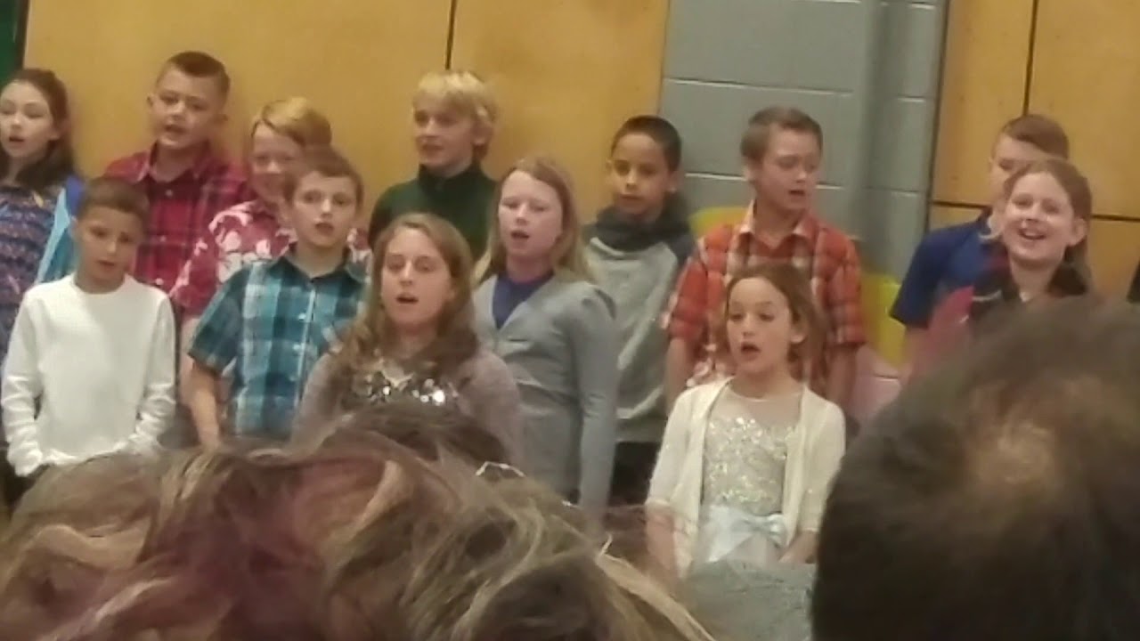 My grandson is singing at boyce elementary school YouTube