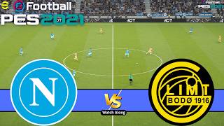 Napoli contro Bodø/Glimt | Champions League 2026/27 | Partita completa - Gameplay PES 21