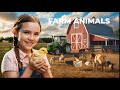 Cute & Funny Farm Animal Names For Kids! | Farm Animals for KIDS | Fun & Educational Video