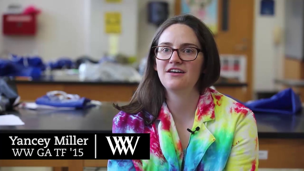 WW Georgia Teaching Fellowship: Kennesaw State Fellow Yancey Miller