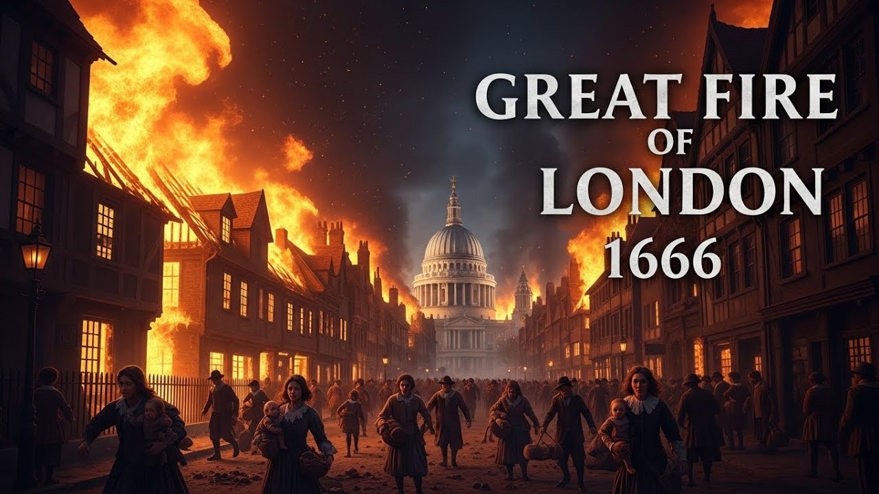 The Great Fire of London 1666: Recreating 96 Hours in Hell in AI