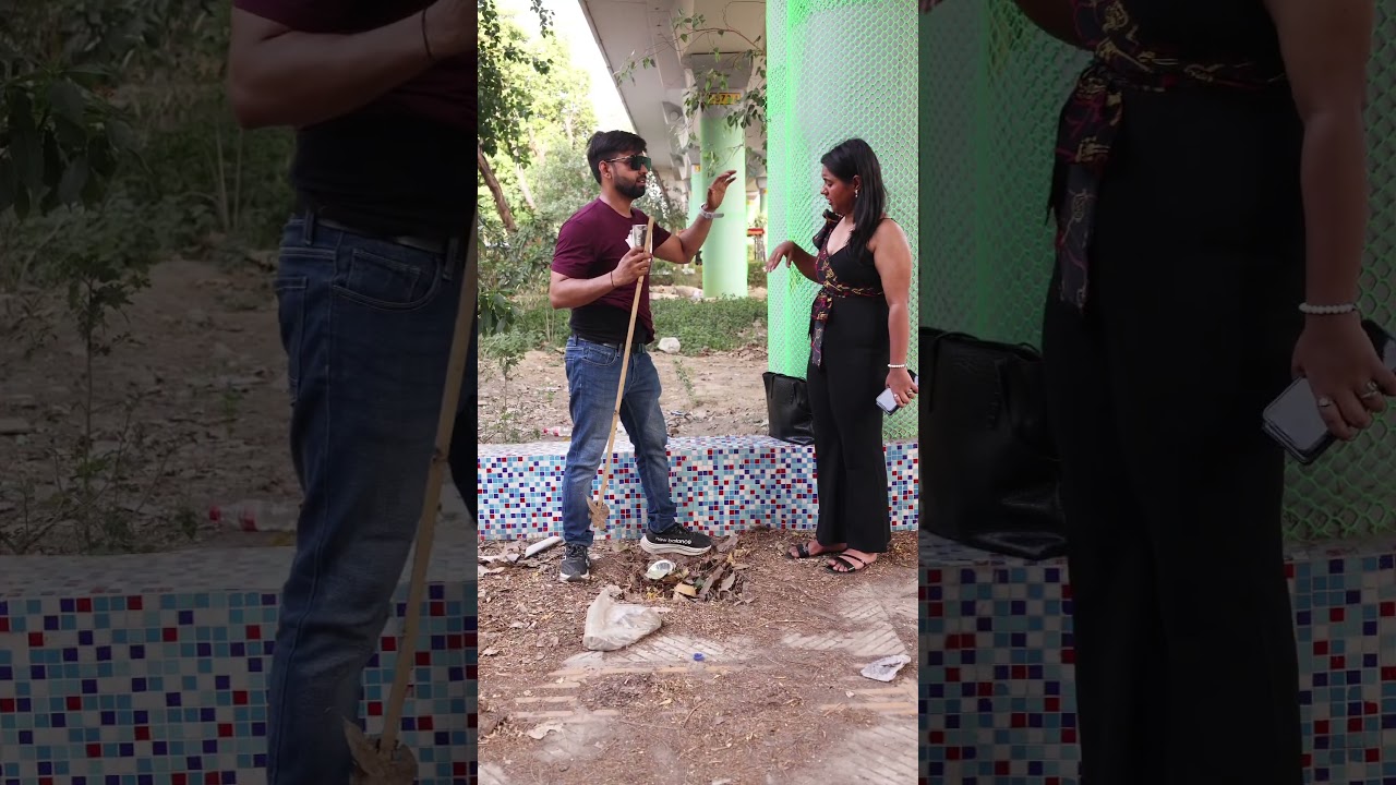 लड़की को पकड़ लिया🤣 