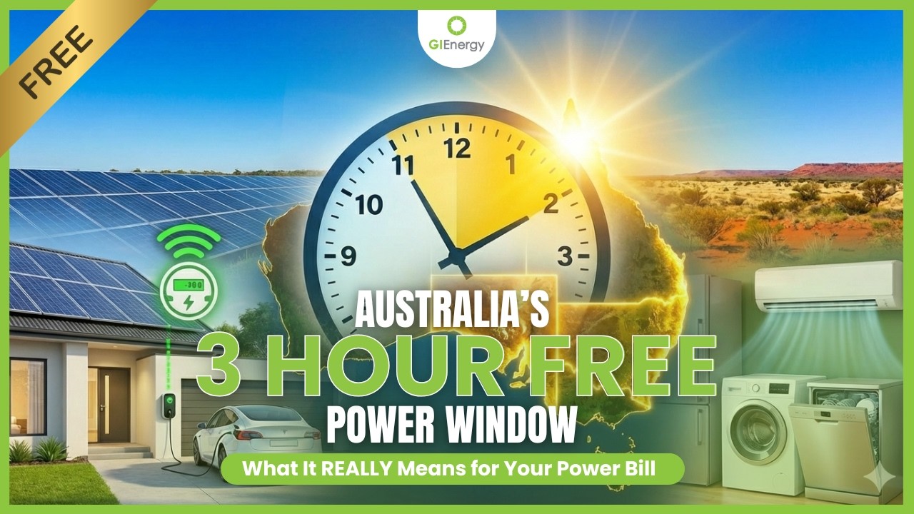 Australia’s 3 Hour Free Power Window What It REALLY Means for Your Power Bill