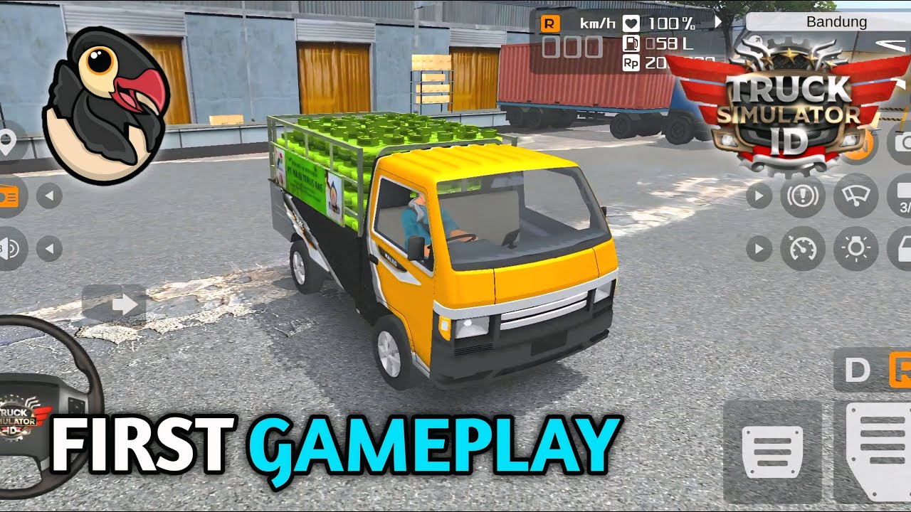 🚚FIRST GAMEPLAY! of Truck Simulator Indonesia by Maleo - Bandung to Cirebon🏕 | Truck Gameplay